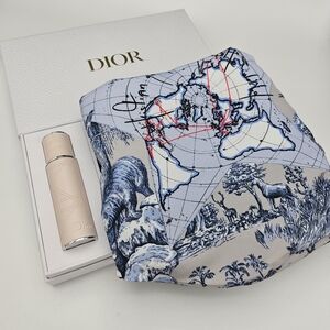 brand new authentic Dior eau de toilette travel spray and exclusive pouch